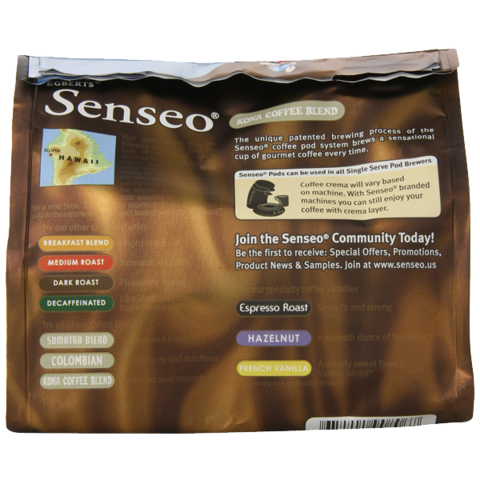 Senseo Coffee Pods Kona Blend 16 Count (Pack of 4)